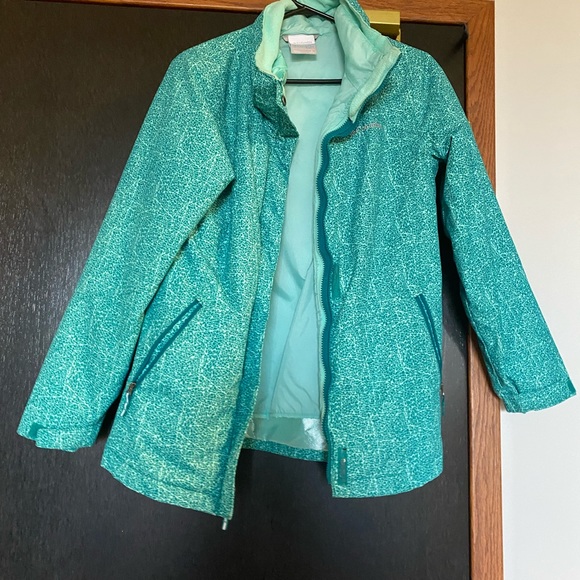 Columbia 3 in 1 Omni-heat Ski Jacket in Girls size Large - Picture 3 of 5